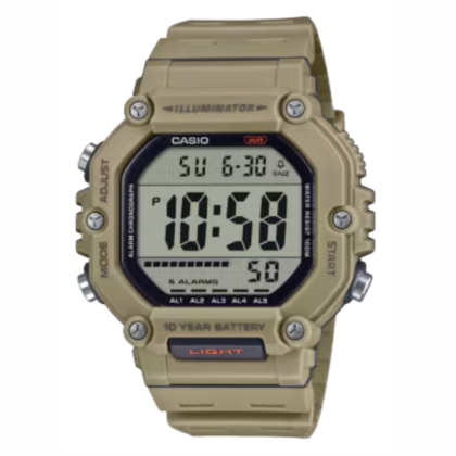 Casio General AE-1600H-5AV Resin Band Digital Men Watch